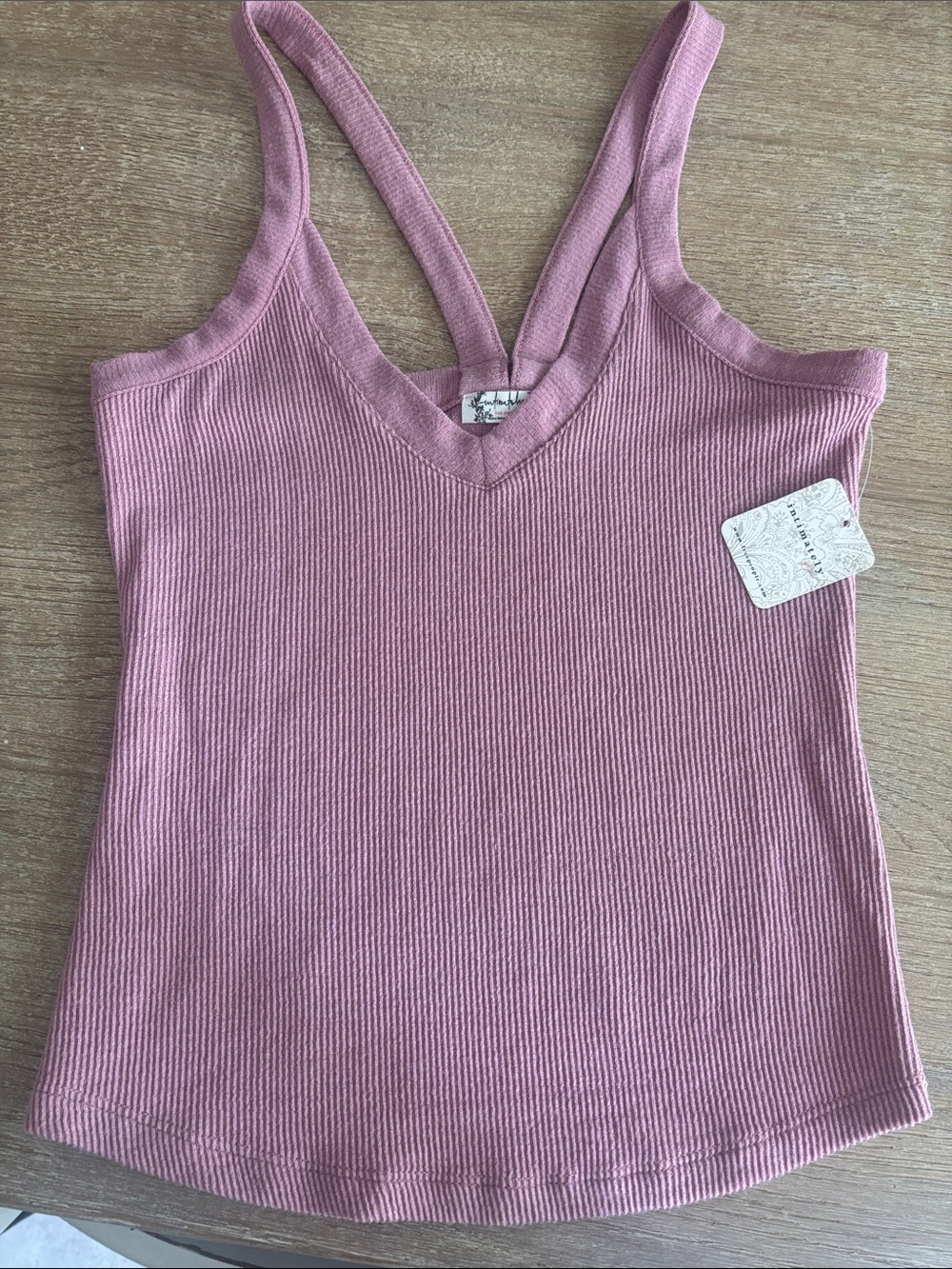 Free Peope- intimately pink tank top NWT (S)